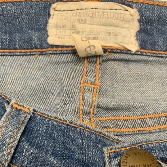 Current/Elliott Stiletto Skinny Ankle Crop Jeans - Picture 2 of 3